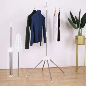 Homepeas® Retractable Folding Clothes Rack 360° Rotation Drying Rack Non-rust Travel