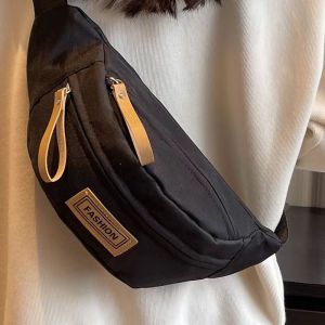 YYD Mobile Phone Waist Bag Tide Brand Mens and Womens Chest Bag Japanese Simple Lightweight One Shoulder Small Backpack Womens Casual Sports Messenger Bag Men