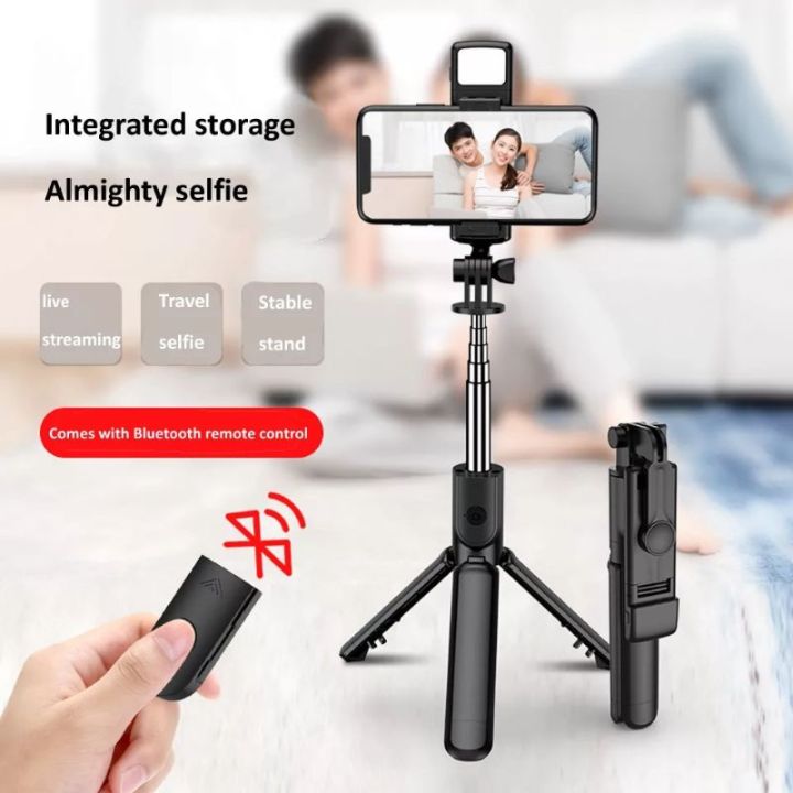 Wireless%20Bluetooth%20Selfie%20Stick%20Tripod%20Foldable%20Monopod%20Expandable%20Phone%20Stand%20Phone%20Holder%20With%20Remote%20-%20Image%202
