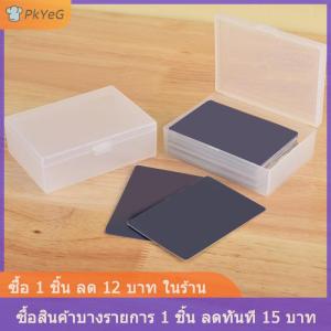 [COD] PkYeG กล่องเก็บของพลาสติกใสกล่องเก็บการ์ดขนาดเล็กกล่องจัดระเบียบโต๊ะกล่องเครื่องเขียน