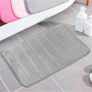Memory Foam Bath Mat High Absorbent Non Slip Soft Thick for Bathroom Bed Kitchen Indoor Outdoor
