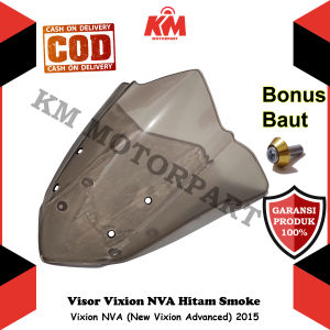Visor Windshield Yamaha Vixion New NVA 2015 2016 2017 Hitam dan Bening Variasi Vixion New Nva