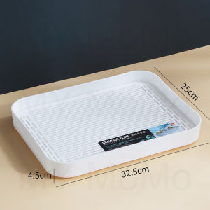 Kitchen Drain Tea Table Double Tray Rectangular Tea/Fruit Tray Cup Holder Filter Water Basket Living Room Drain Basket