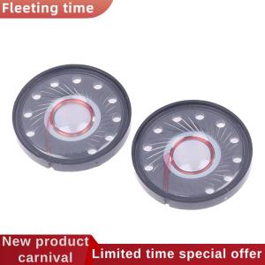 Fleeting time 2Pcs 40mm Speaker Unit For DIY Headset Excellent Sound Metal Driver Ring