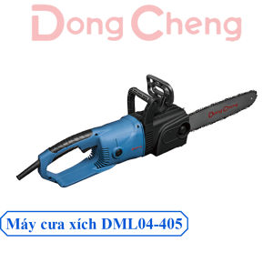 Máy Cưa Xích DongCheng DML04-405 Chạy Điện Công Suất Lớn 1300W Hoạt Động Mạnh Mẽ Có Tấm Chắn Bụi Bảo Vệ An Toàn Cho Người Sử Dụng – Hàng Chính Hãng