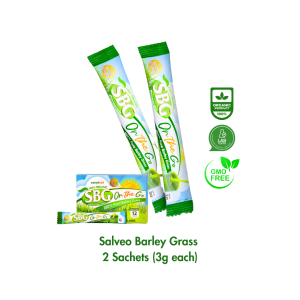 Salveo Barley Grass 100% Organic Pure Organic Powder Made in Australia On the Go 1 Box 12 Sachets 3g Weight Loss Detox Immunity Booster Heart Health FDA Approved Authentic Antioxidants Healthcare Vitamin Beverage Healthcare Dietary Supplements