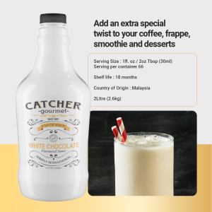 Catcher Gourmet White Chocolate Sauce 2L