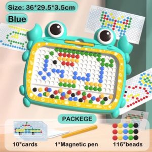 Children Crab Magnetic Pen Drawing Board Baby Infant Early Education Magnetic Magnet Drawing Board Children Magnetic Puzzle