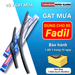 Cặp Gạt Mưa Ô Tô VinFast Fadil - Lưỡi Gạt Cao Su Cao Cấp