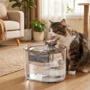 Cat Flower Water Fountain Automatic Filter Circulating Drinking Dispenser