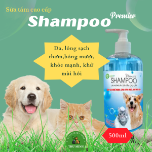 Sữa tắm cao cấp SHAMPOO PREMIER dành cho chó mèo chai 500 ml