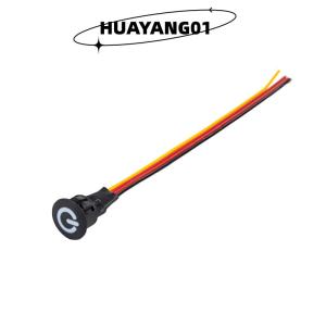 HUAYANG01 [HOT FASHION] ปุ่มเซ็นเซอร์สัมผัสหรี่แสงได้10 13 16มม. สวิตช์ควบคุมสำหรับ DC5V 12V 24V ตู้เสื้อผ้าทางเดินไฟ LED