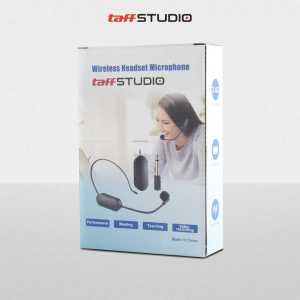 PUCUK TaffSTUDIO mic mikropon bando imam masjid wireles tanpa kabel jarak jauh terbaik - HX-W002