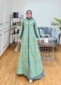 Zahira1808 Adhisti 2 Gamis Bahan Katun Bordir Bolong Mix Royal Twiss Import Gamis Murah Trendi Baju Syari Muslim Wanita Ibu Terlaris Baju Pesta Adem Nyaman Di Pakai Real pict Orii