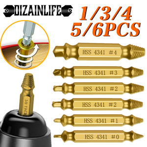 5 ปราม ตัวชุด สกรูสกรูหายใหญ่ ชุดสว่าน น้ำยาถอดน๊อตสกรูหัก กระเป๋าทำให้ใช้งานง่าย คุณประสบการณ์