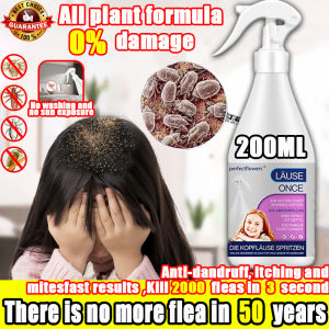 [10 times cleaner no more itching!!]lice removal shampoo for kids Anti-Lice Shampoo 200ML does not hurt skin Anti-dandruft itching and mitesfast results in10 minutes lice remover shampoo  Licealiz Head Lice Treatment Shampoo no washing and no sun exposure