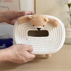 Áo gấu cho bé/Thỏ Hộp đựng khăn giấy bìa thực tế mô lưu trữ hộp hộp đựng giấy vệ sinh với thiết kế vui tươi cho phòng gia đình