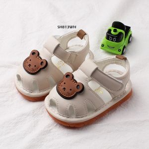PREWALKER / SEPATU SANDAL BUNYI CIT CIT MOTIF BEAR 3-18BULAN