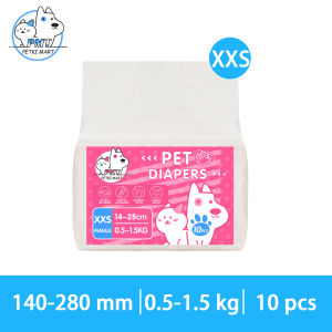 PMT Pet diapers 12/10pcs Disposable absorption Dog Cats Supplies Diaper Pads Trays Training COD