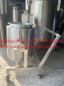 Máy nhũ hóa thực phẩm kết hơp bồn gia nhiệt hút chân không