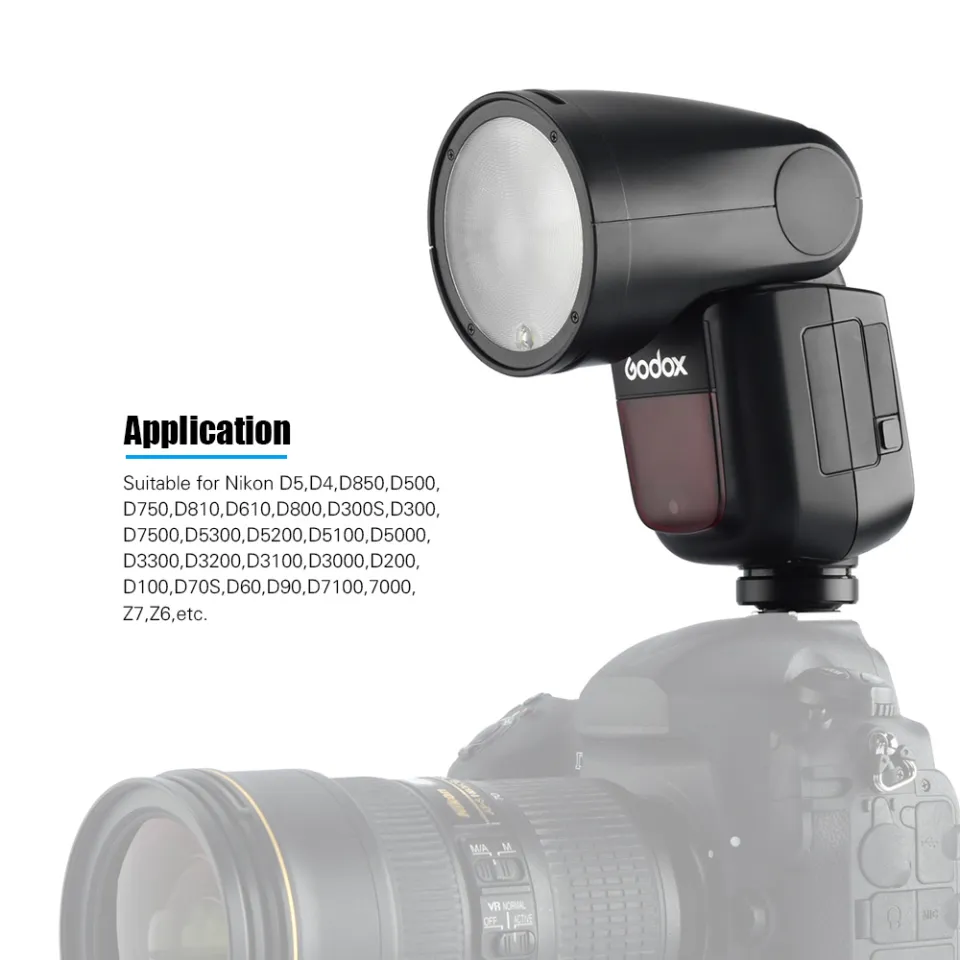 Godox V1N Professional Camera Flash Speedlite Speedlight Round