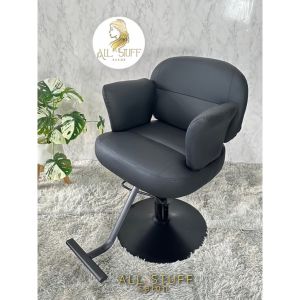 salon chair  เก้าอี้ซาลอน เก้าอี้ร้านเสริมสวย เก้าอี้เสริมสวย เก้าอี้ตัดผม เก้าอี้ร้านทำผม ฐานสแตนเลส สีทอง เบาะหนังเทียม