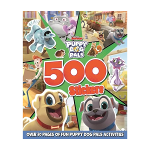 Puppy Dog Pals Disney Junior 500 Stickers Activity Book for Kids with Puzzles & Adventures