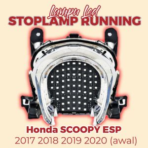 LAMPU STOPLAMP HONDA SCOOPY ESP TINGGAL PASANG LAMPU REM BELAKANG SCOOPY ESP LAMPU  VARIASI REM BELAKANG MOTOR