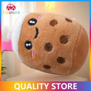 [Eleanor] 1 Piece Stuffed Boba Doll Kawaii Backpack Bag Decor 8cm Cute Bubble Tea Keychain Soft Plush Toy Pendant Kids Birthday Gift