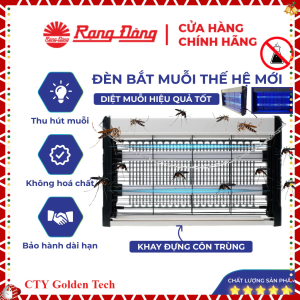 (Chính hãng) Đèn bắt muỗi Rạng Đông máy thu hút côn trùng thông minh treo tường UV MODEL DBM02