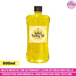 Yellow Peeling Oil for Dark Spots Exfoliates Dead Skin Cells for Body & Face - 500ml