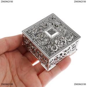 [COD] ZHONGYI0 Plastic Treasure Trinket Box Square Candy Box Treasure Chest Wedding Favor Box