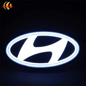 Dẫn biểu tượng đèn cho Hyundai Tucson và sonata-năng động lưới tản nhiệt phía trước Logo chiếu sáng