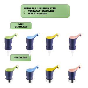 Tutup Botol Pump Push Untuk Saos Kecap Sirup Material Plastik Ring Stainless