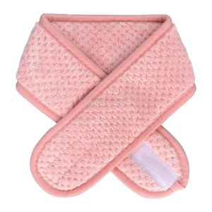 Quick Dry Thermal Hair Band With Adjustable Hook And Loop Closure Pineapple Texture Design For Sports Winter Activity