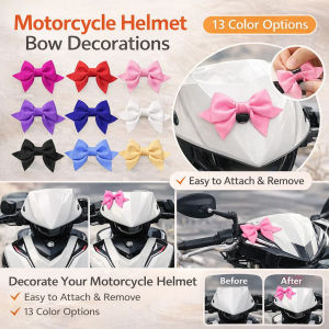 Motorcycle helmet decoration sponge bow