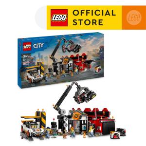 LEGO City 60472 Scrapyard with Cars (871 Pieces)