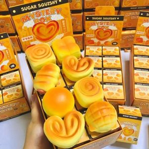 Dễ Thương Mô Phỏng Bánh Mì Squishy Mù Hộp Đồ Chơi 8 Chiếc Vui Vẻ Bí Ẩn Mềm Bóp Giảm Căng Thẳng Fidget Đồ Chơi Cho Trẻ Em Và Người Lớn Lo Âu ADHD Tự Kỷ Giảm