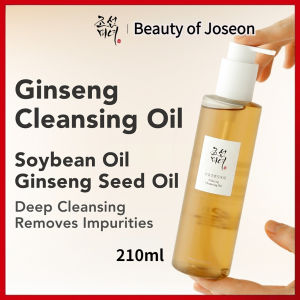 Beauty of Joseon Ginseng Cleansing Oil 210ml | Micellar Makeup Remover | Deep Pore Cleansing & Moisturizing | Waterproof Makeup & Sunscreen Remover