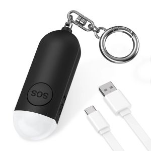 Self Defense Women Alarm 130dB Girl Security Protect Alert Personal Safety Scream Loud Keychain Emergency Alarm
