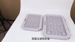 Double Layer Cat Litter Mat Anti Tracking Filter Sand Control Large Size