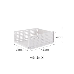 YHOME Tempat Penyimpanan Pakaian Rak laci/Rak Laci Penyimpanan Lipat/Rak Susun Plastik Storage Y003
