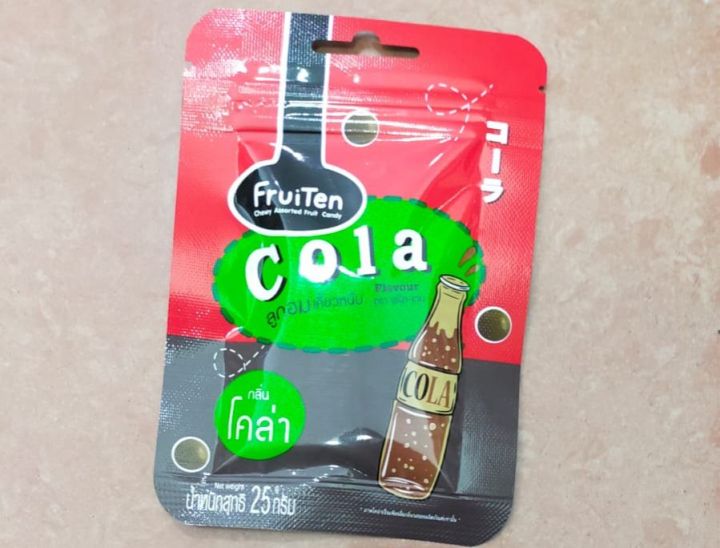 Fruiten Chew Candy Flavour Cola 1 pcs 25 Gr