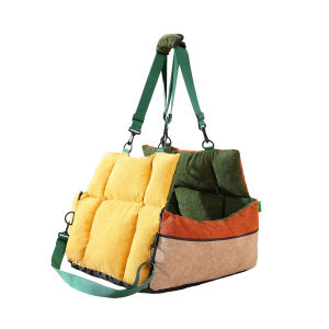 Car Sleeping Nest for Pets Stain-Resistant Travel Bag Travel Safety Seat for Long Distances Multi-Purpose Carrier Bag for Dogs and Cats