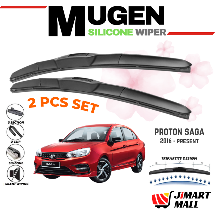 PROTON SAGA NEW2016 JAPAN MUGEN SILICONE WIPER Front Windshield