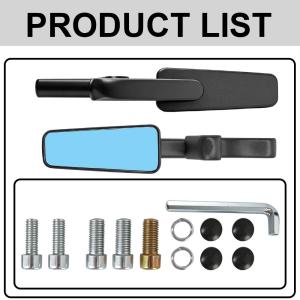 Motorcycle Side Rearview Mirror Viral XADV Side Mirror For Petak XMAX ADXTG Forza Universal Rearview Side Mirror 2Pcs