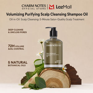 CHARM NOTES Volumizing Scalp Cleansing Shampoo Oil 385g Oil Control Soothing Strengthening Hair Care Suitable For Dry Oily Hair