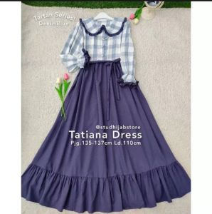 Tatiana dress gamis anak tanggung terbaru 2024 baju muslim anak baju gamis korean style usia 6-12 tahun