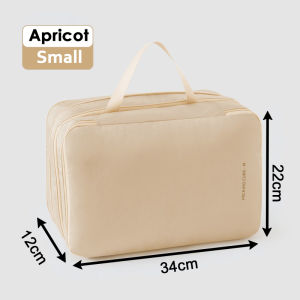 Travel Clothing Packaging Bag Double-Layer Compression Luggage Clothes Sorting Storage Bag Portable Suitcase Compression Bag