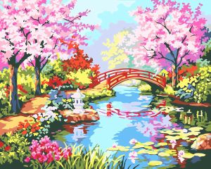 40x50 Paint By Number Painting By Numbers Kit DIY Digital Lukisan Canvas Seri H Scenery Pemandangan Landscape
